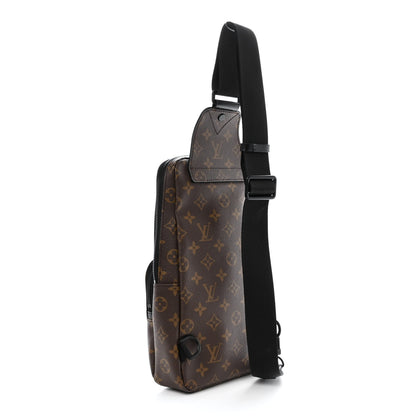 Louis Vuitton Monogram Macassar Avenue Sling Bag 3 of 10