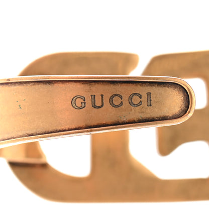 Gucci Metal Pearl Loved Palm Cuff Hand Piece Aged Gold 5 of 7