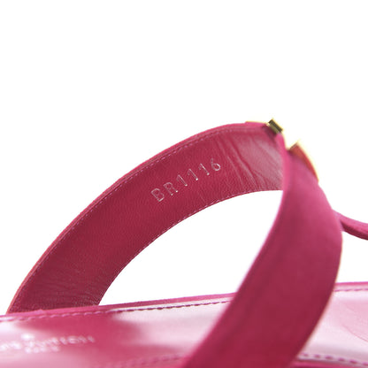 Louis Vuitton Suede Bahiana Flat Thong Sandals 39 Fuchsia 8 of 8