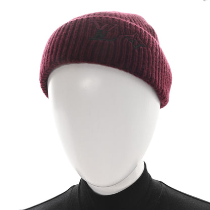 Louis Vuitton Cashmere LV Dual Beanie S Bordeaux 2 of 5