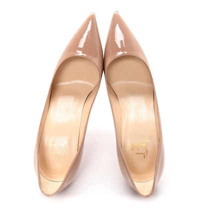 Christian Louboutin Patent So Kate 100 Pumps 39.5 Nude 2 of 8