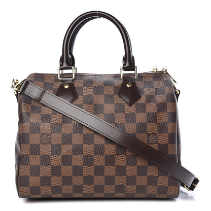 Louis Vuitton Damier Ebene Speedy Bandouliere 25 1 of 10