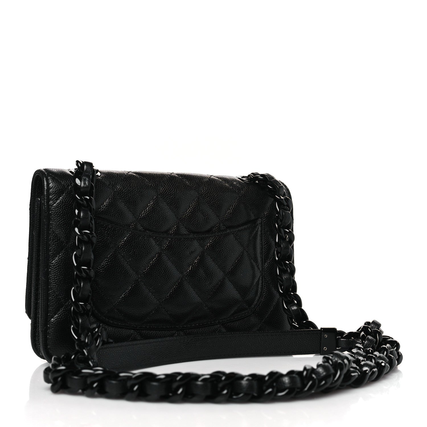 Chanel Caviar Quilted My Everything Wallet On Chain WOC Black 3 of 11