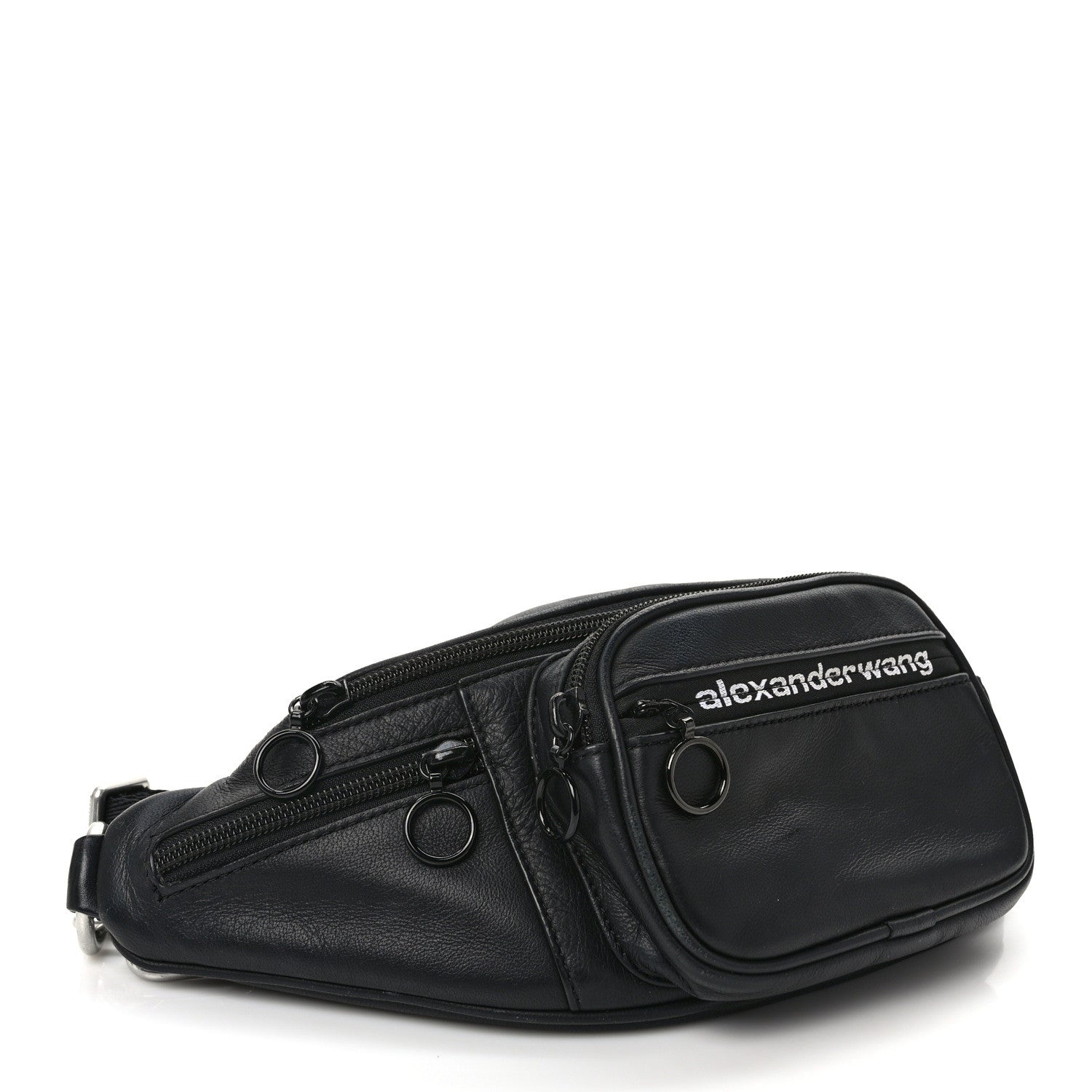 Alexander Wang Lambskin Attica Belt Bag Black 4 of 8