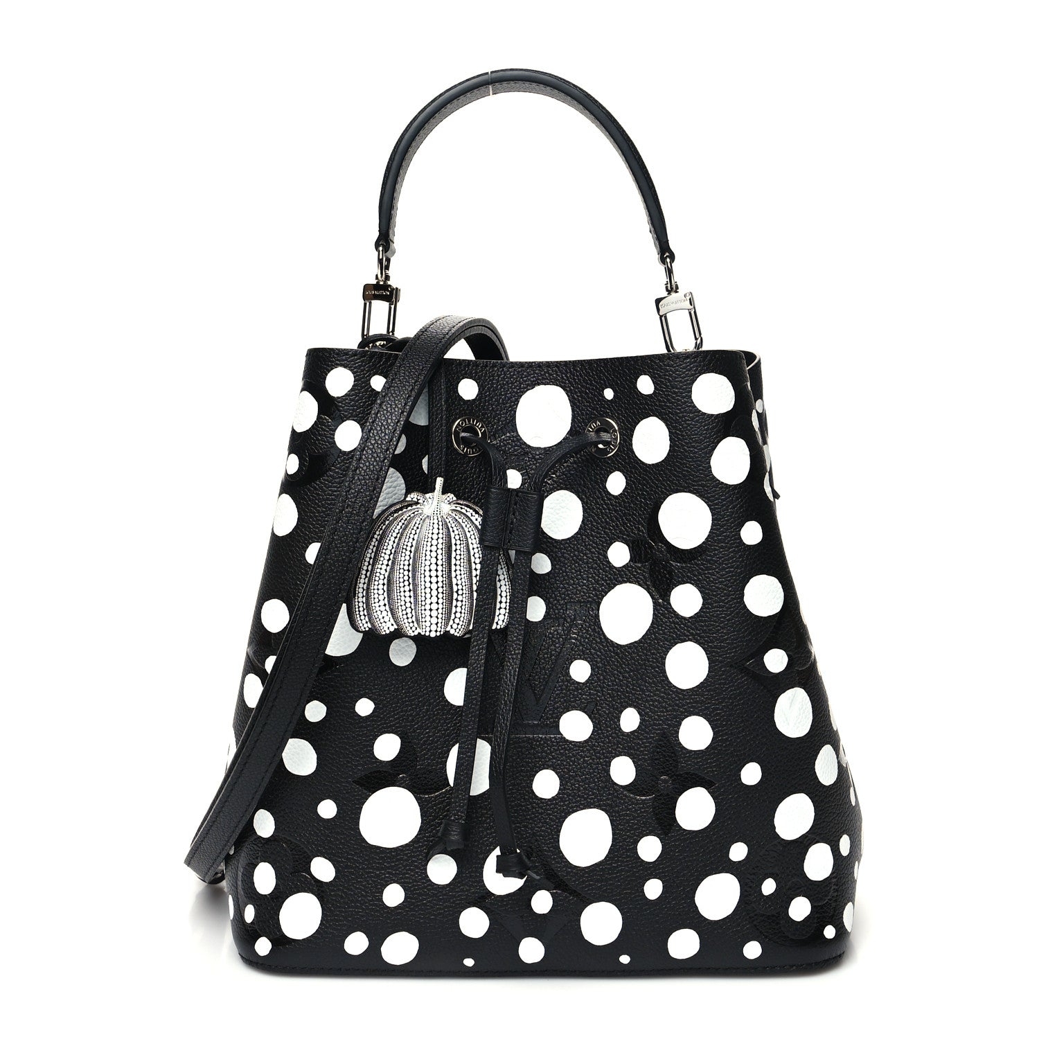 Louis Vuitton LV X YK Empreinte Neonoe MM Black White 1 of 13