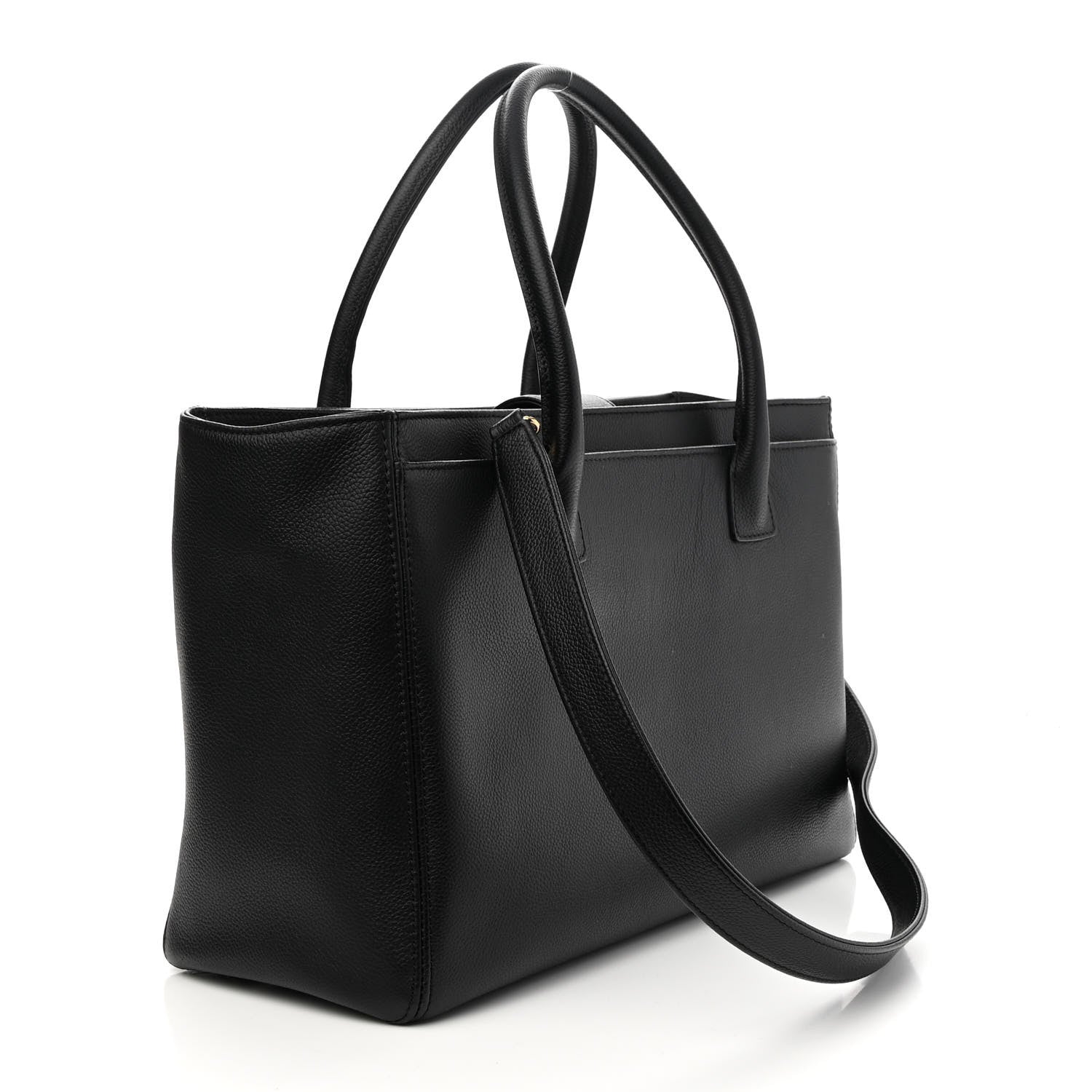 Chanel Caviar Cerf Executive Shopper Tote Black 3 of 10