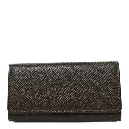 Louis Vuitton Taiga 4 Key Multicles Holder Acajou 1 of 8