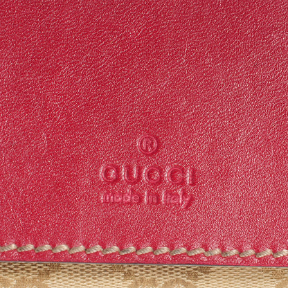 Gucci GG Monogram Web Double Pocket Belt Bag Red 8 of 8