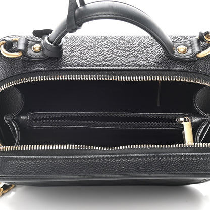 Chanel Caviar Quilted Medium CC Filigree Vanity Case Black 5 of 11