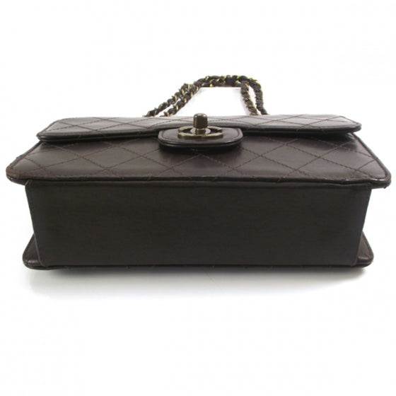 Vintage Medium Flap Bag Brown