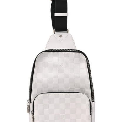 Louis Vuitton Damier Infini Avenue Sling Bag White 7 of 9