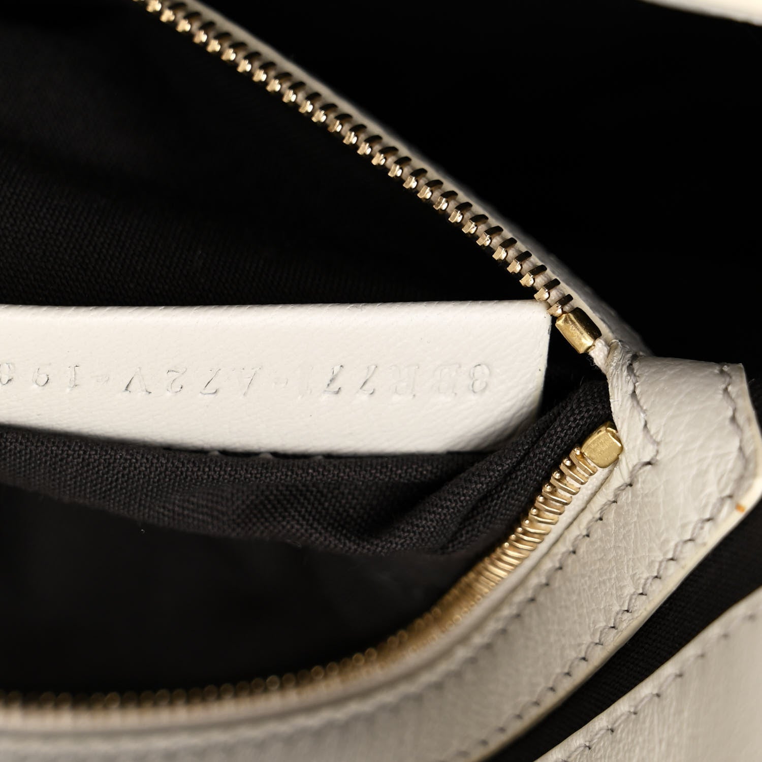 Fendi Nappa FF 1974 Embossed Large Baguette White 7 of 11