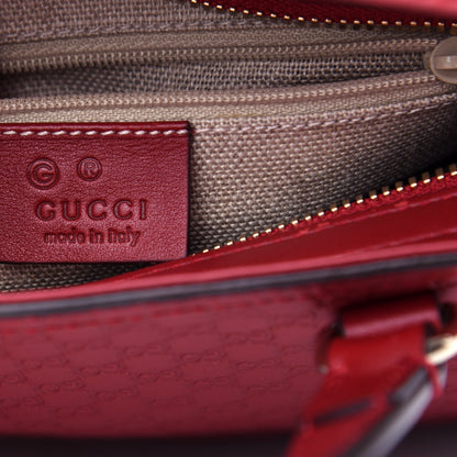 Gucci Microguccissima Small Bree Tote Red 6 of 10