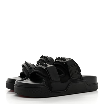 Christian Louboutin Daddy Pool Spike Sandals 38 Black 4 of 11
