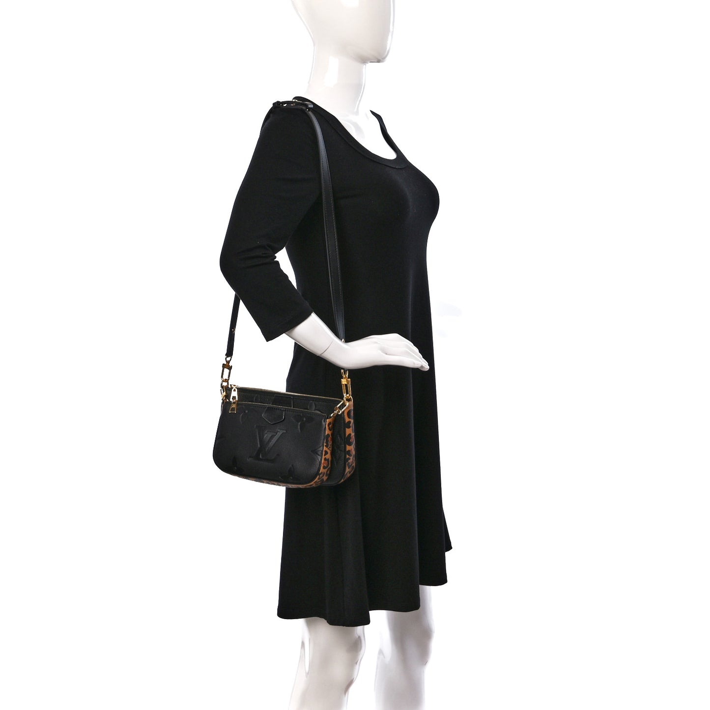 Empreinte Monogram Giant Wild At Heart Multi Pochette Accessories Black