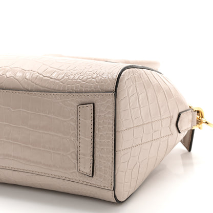 Givenchy Calfskin Crocodile Embossed Mini Antigona Dune 10 of 11