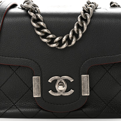 Chanel Grained Calfskin Archi Chic Flap Black 8 of 12