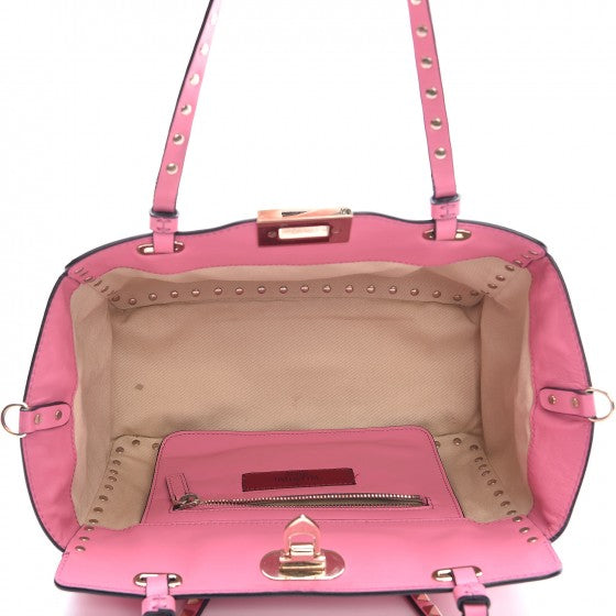 Vitello Small Rockstud Tote Ninphea