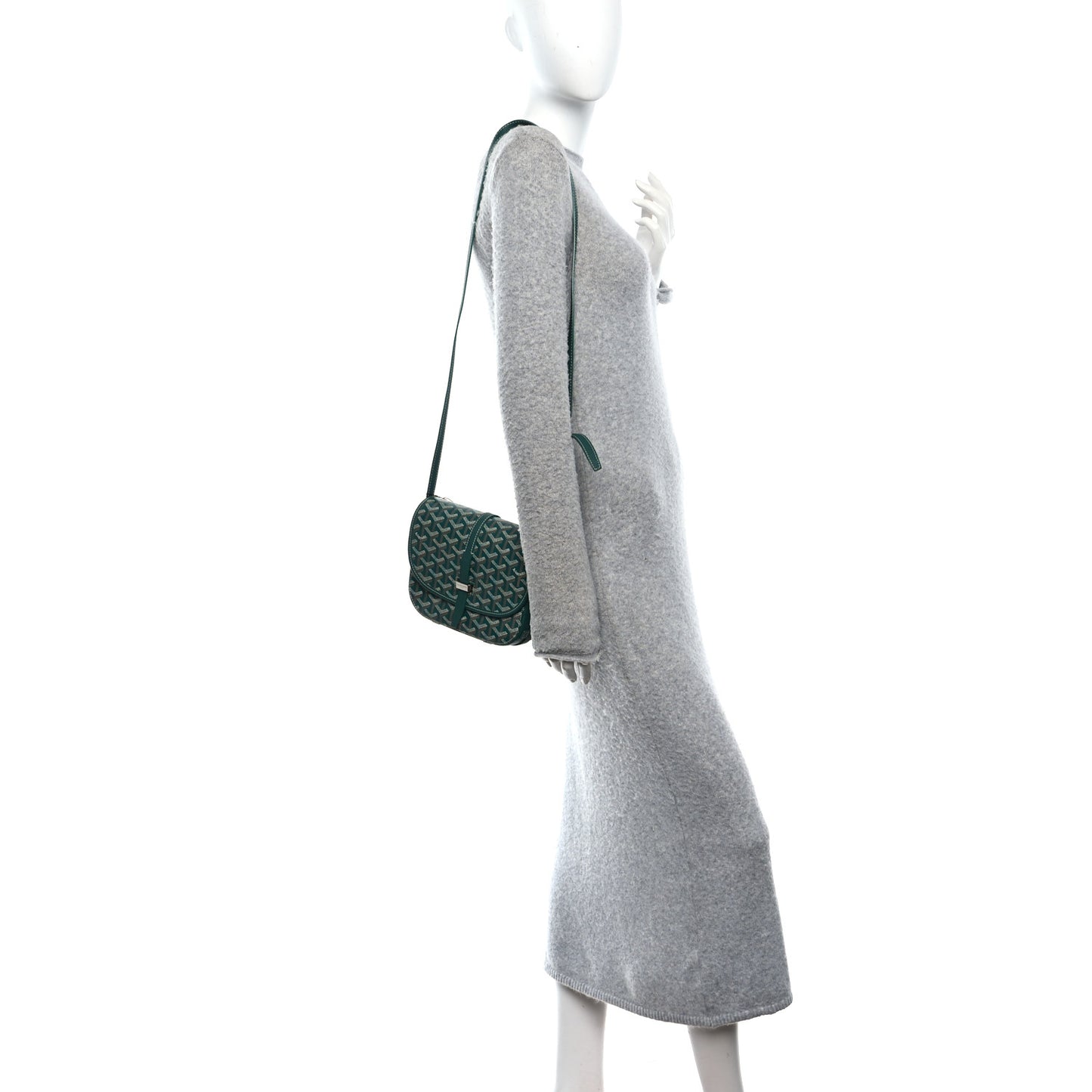 Goyardine Belvedere II PM Messenger Bag Green