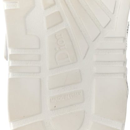 Christian Dior Technical Knit Jute Dioract 10mm Sandals 37 White Black 8 of 9