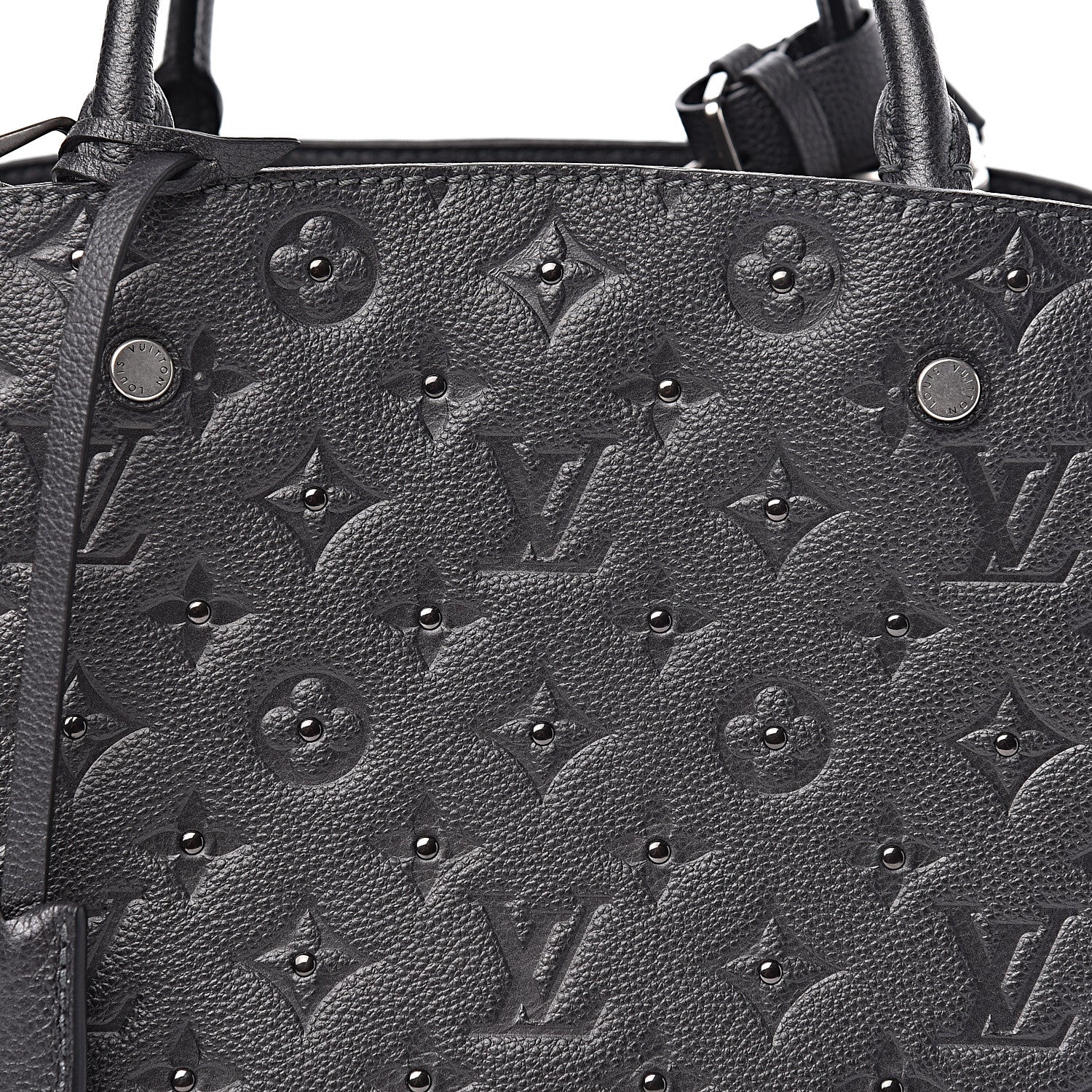 Louis Vuitton Empreinte Studded Montaigne MM Platine 9 of 9