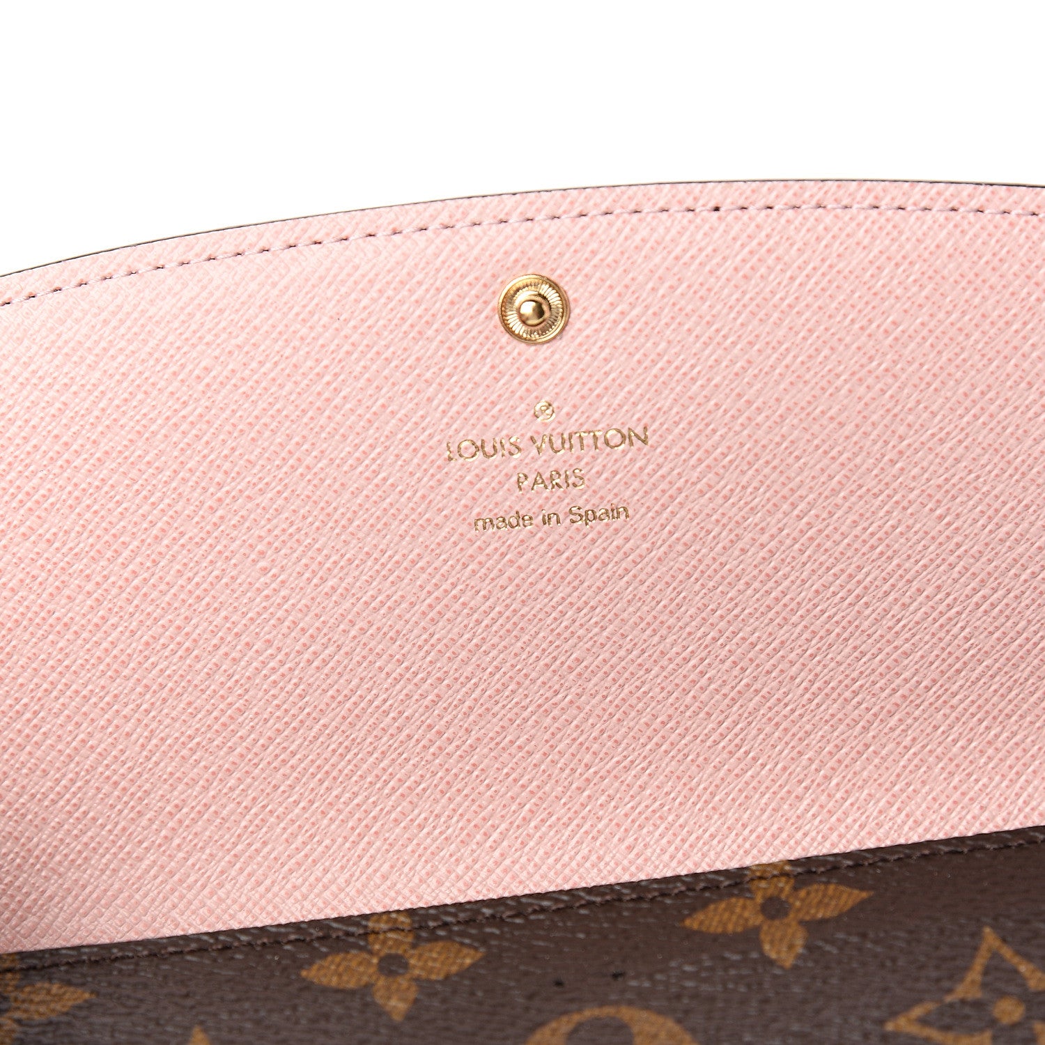 Louis Vuitton Monogram Emilie Wallet Rose Ballerine 5 of 6