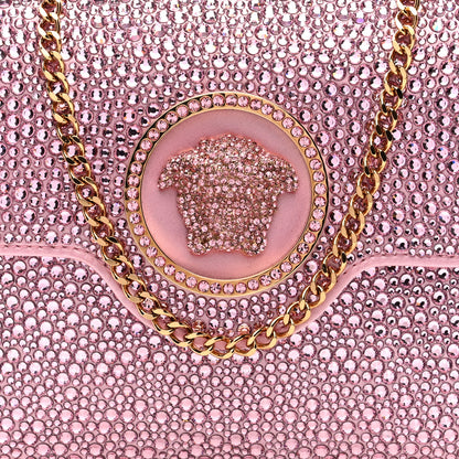 Versace Crystal La Medusa Envelope Clutch Pink 7 of 9