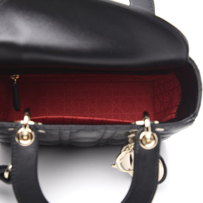 Christian Dior Lambskin Cannage Small My ABCDior Lady Dior Black 5 of 10