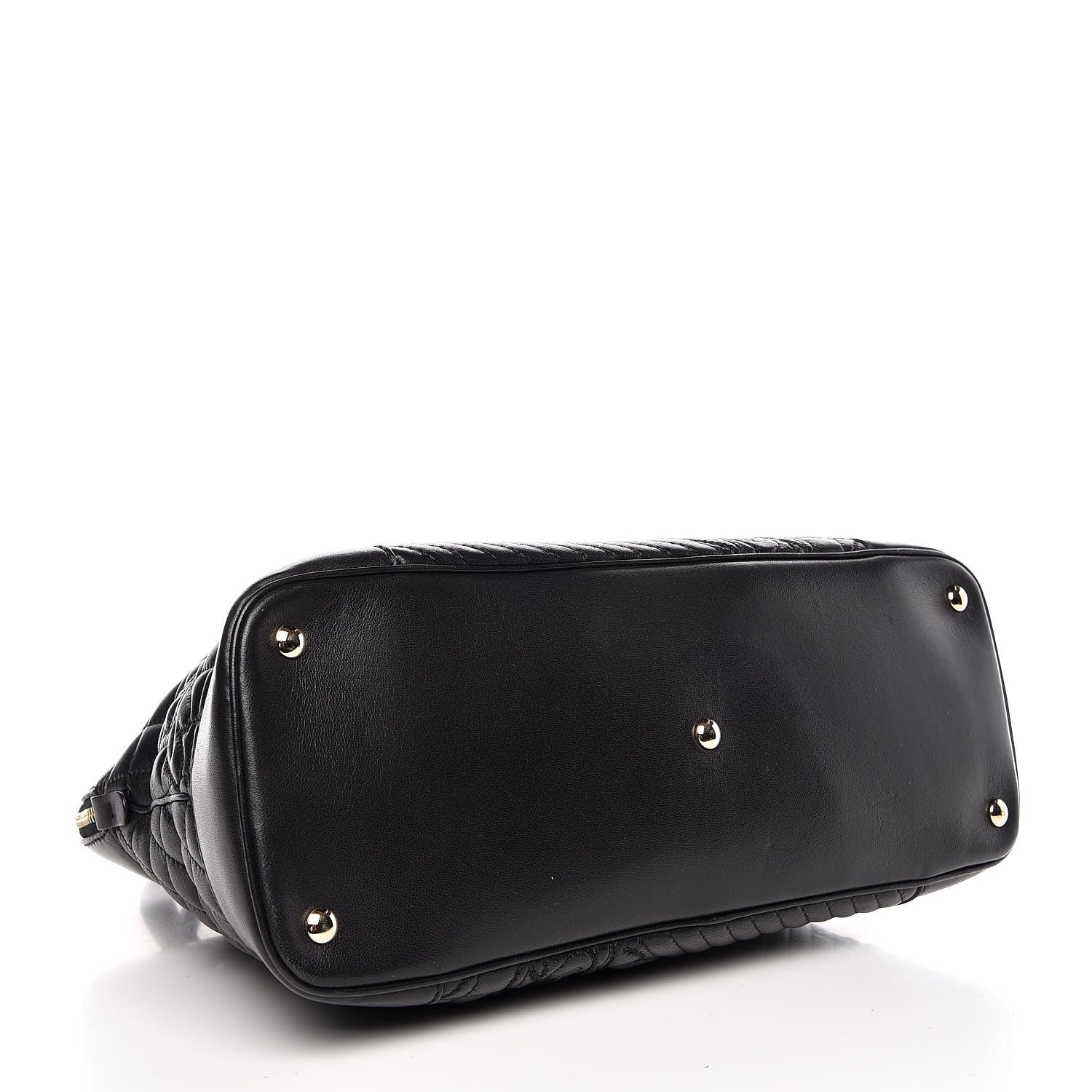 Versace Barocco Quilted Nappa Altea Vanitas Lady Athena Black 4 of 8