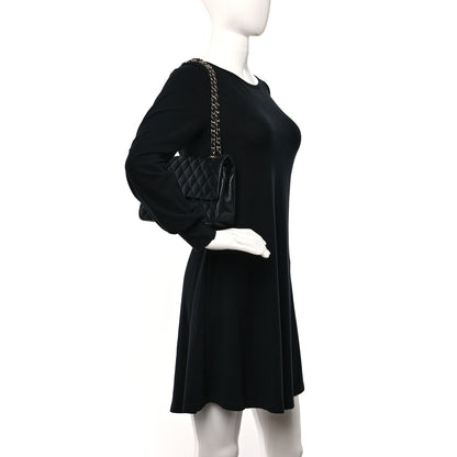 Chanel Lambskin Quilted Medium Double Flap Black 3 of 10