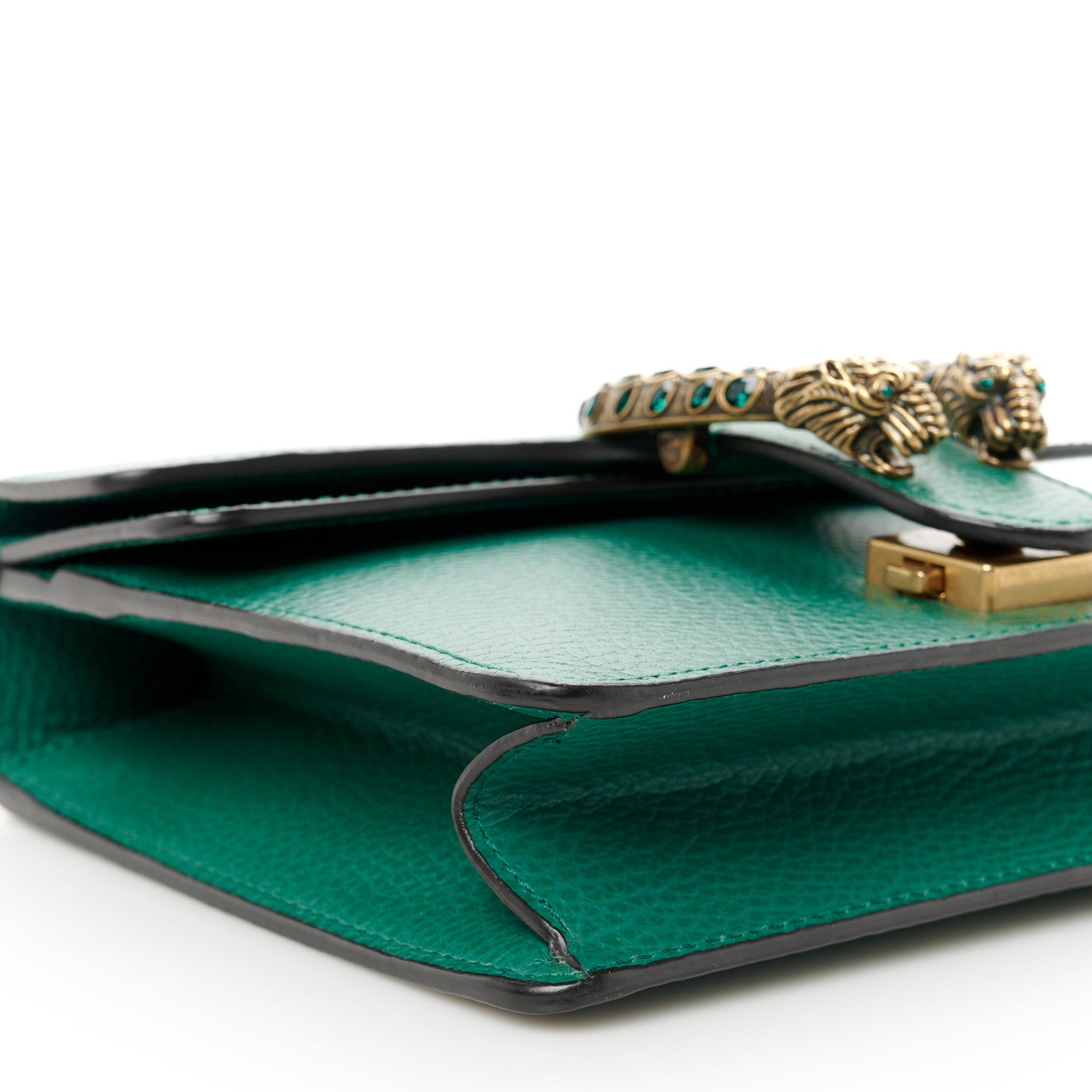 Gucci Calfskin Mini Dionysus Shoulder Bag Emerald 9 of 10