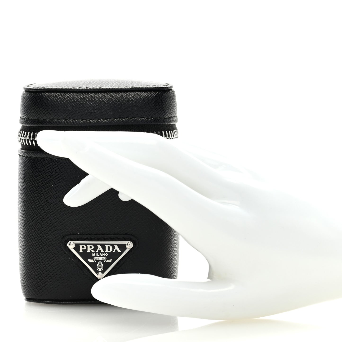 Saffiano Playing Cards With Case Black