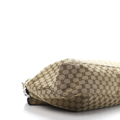 Gucci Monogram Large Horsebit Chain Hobo Dark Brown 11 of 17