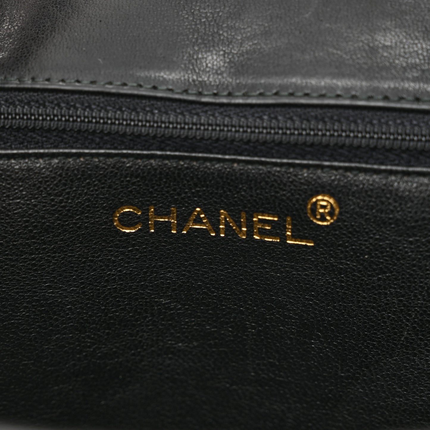 Quilted CC Tassel Flap Bag Black