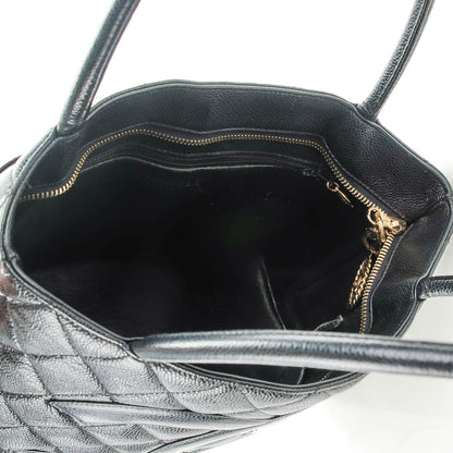 Chanel Caviar Quilted Medallion Tote Black 5 of 7