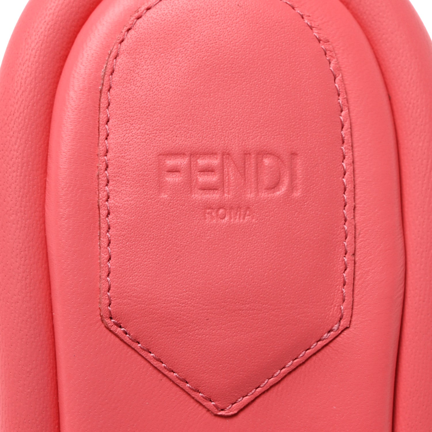 Fendi Nappa Baguette 60mm Slide Sandals 38 Kissed 6 of 8