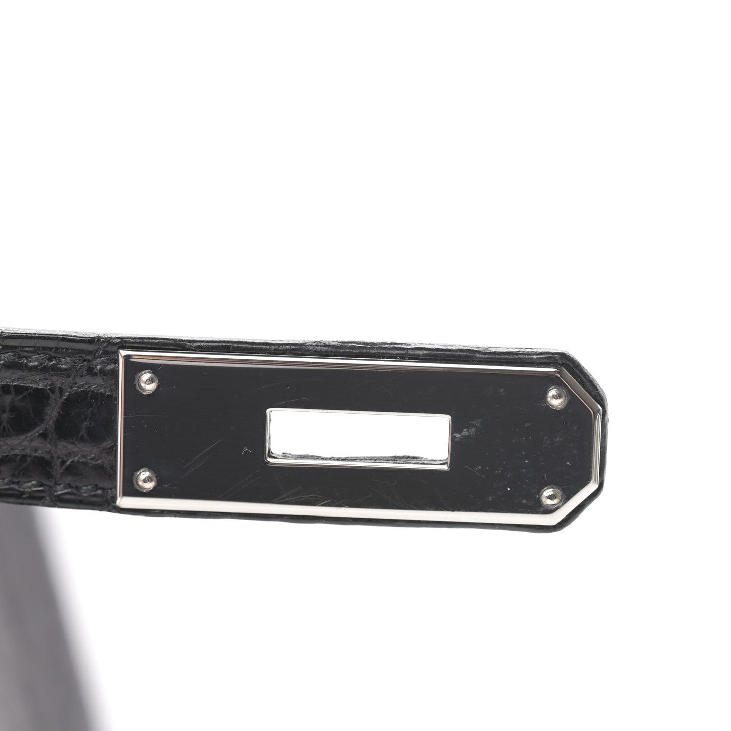 Matte Niloticus Crocodile Birkin 30 Black