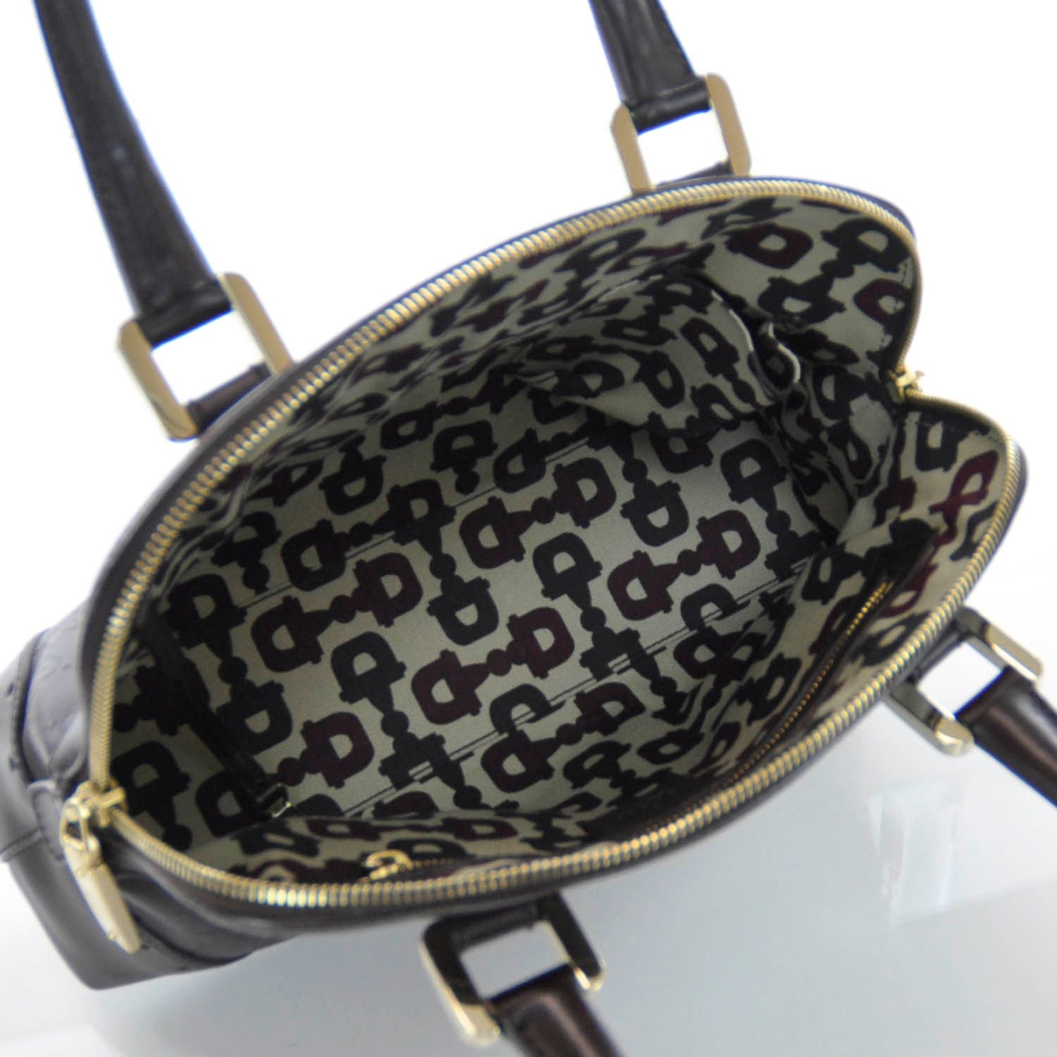 Gucci Guccissima Punch Handbag Chocolate Brown 7 of 9