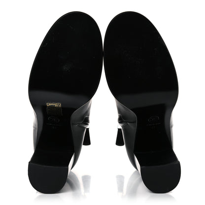Chanel Calfskin CC Ankle Boots 41 Black 5 of 15