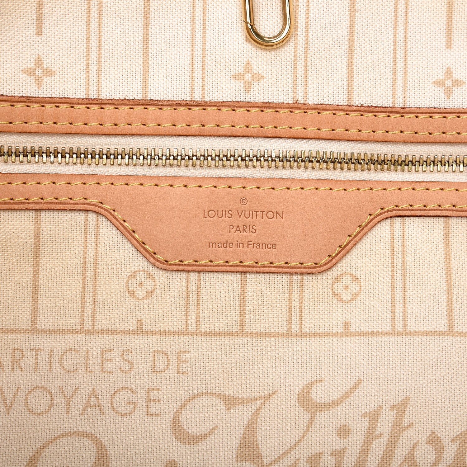 Louis Vuitton Damier Azur Neverfull MM 6 of 9