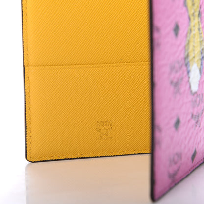 MCM Visetos Rabbit Passport Holder Pink 6 of 6