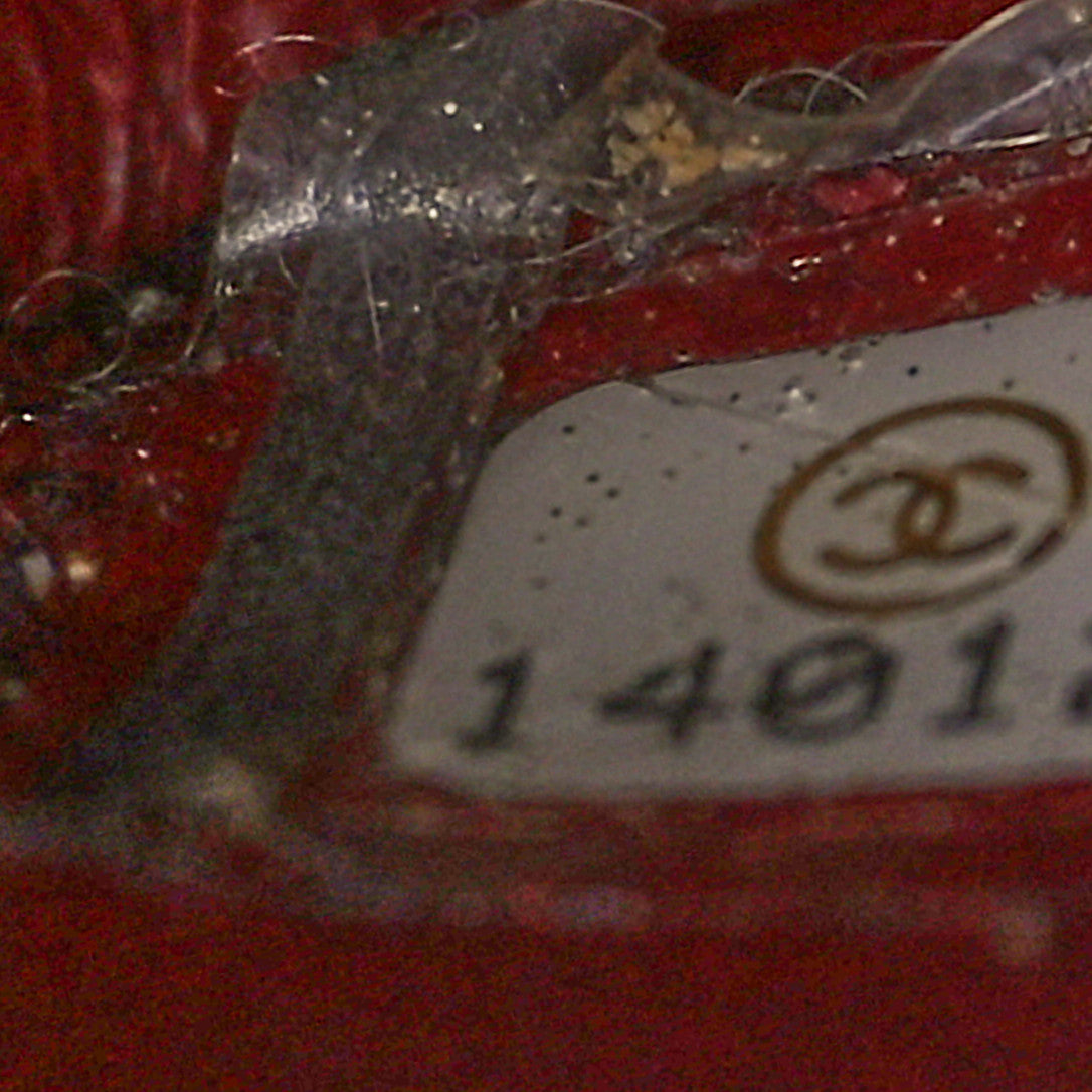 Caviar Quilted Maxi Single Flap Red