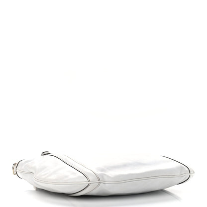 Gucci Calfskin Medium Britt Tote Off White 4 of 14