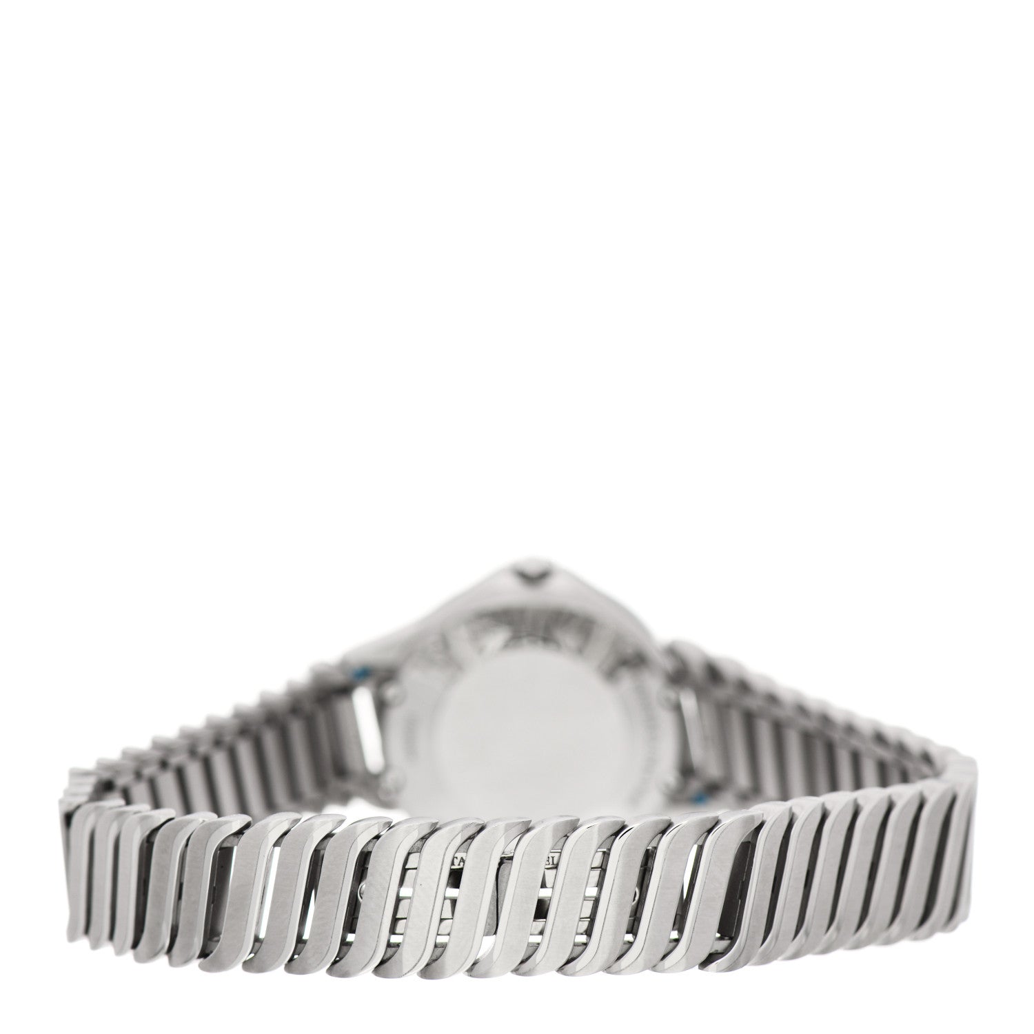 Tiffany Stainless Steel Diamond 28mm Metro 2-Hand Quartz Watch Ice Blue 3 of 5