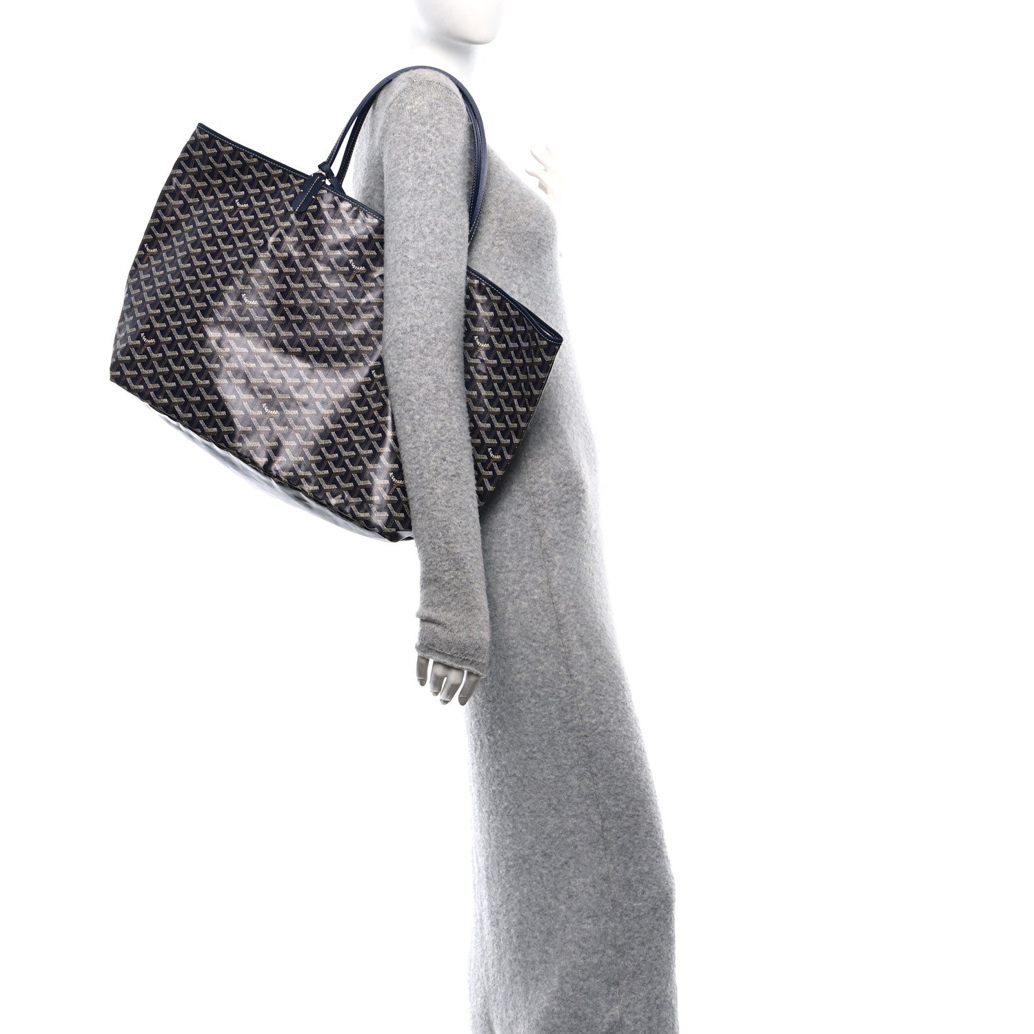 Goyard Goyardine Saint Louis GM Navy 3 of 11