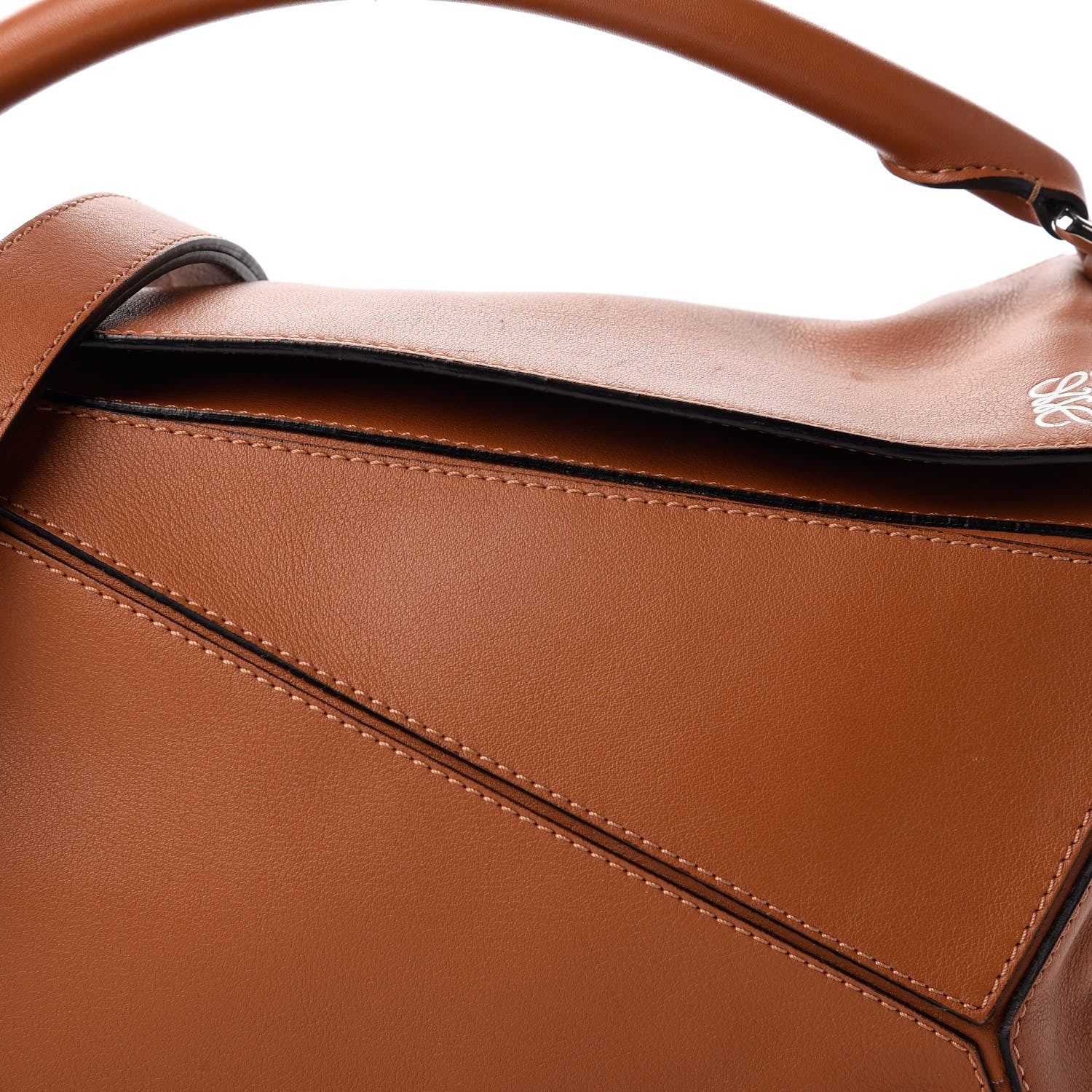 Loewe Calfskin Medium Puzzle Bag Tan 4 of 10