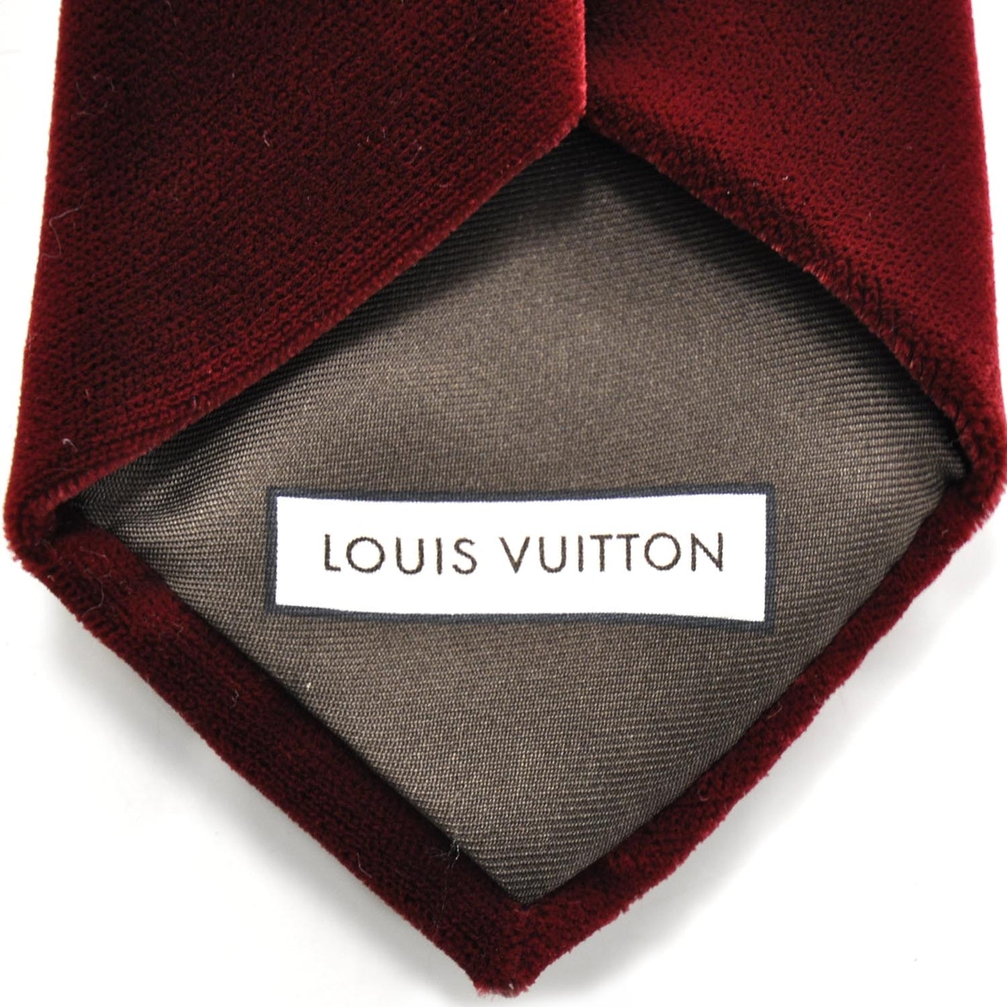 Mens Velvet Tie Bordeaux