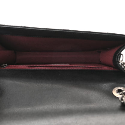 Chanel Goatskin Quilted CC University Top Handle Flap Black 5 of 11