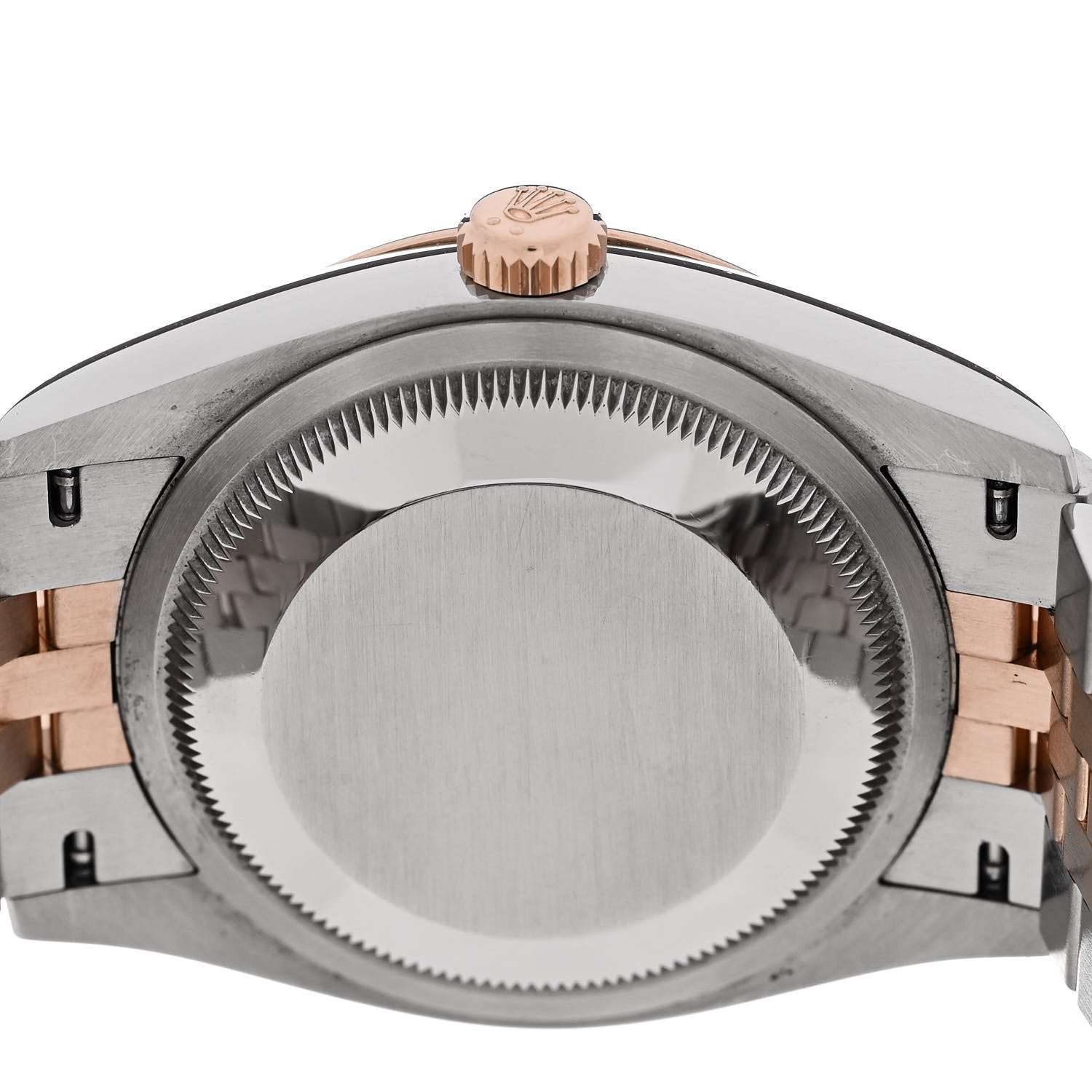 Rolex Stainless Steel 18K Everose Gold Diamond 36mm Oyster Perpetual Datejust Watch Chocolate Jubilee 126231 4 of 5