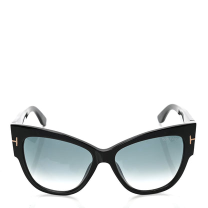 Tom Ford Acetate Anoushka Cat Eye Sunglasses TF371 Black 2 of 6